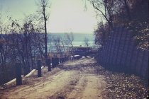 New beach road under construction